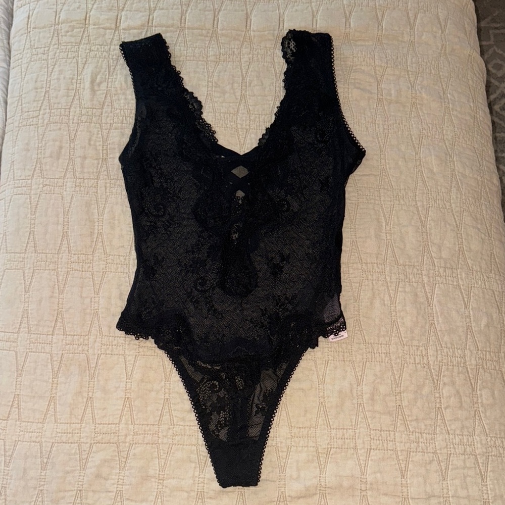 Victoria's Secret Black Lace Detail